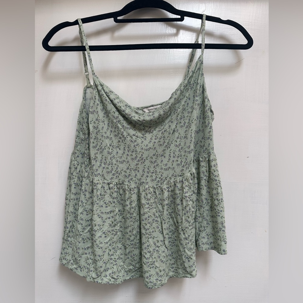 American Eagle Cow Neck tank size medium peplum
